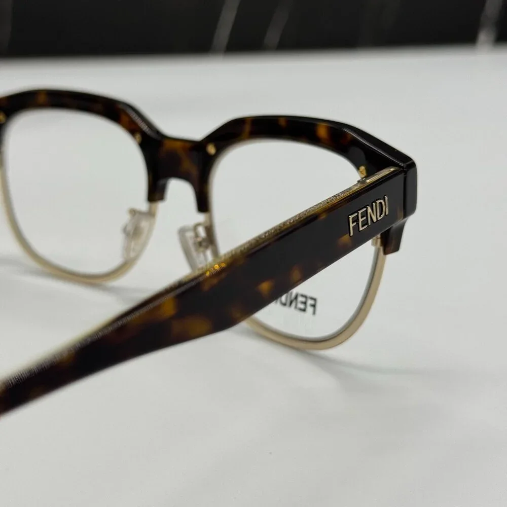 NEW FENDI FE50068U 052 HAVANA WOMEN EYEGLASSES FENDI